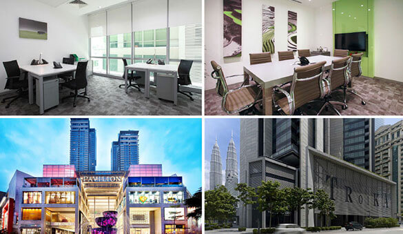 Virtual offices in Kuala Lumpur and 32 other cities in Malaysia